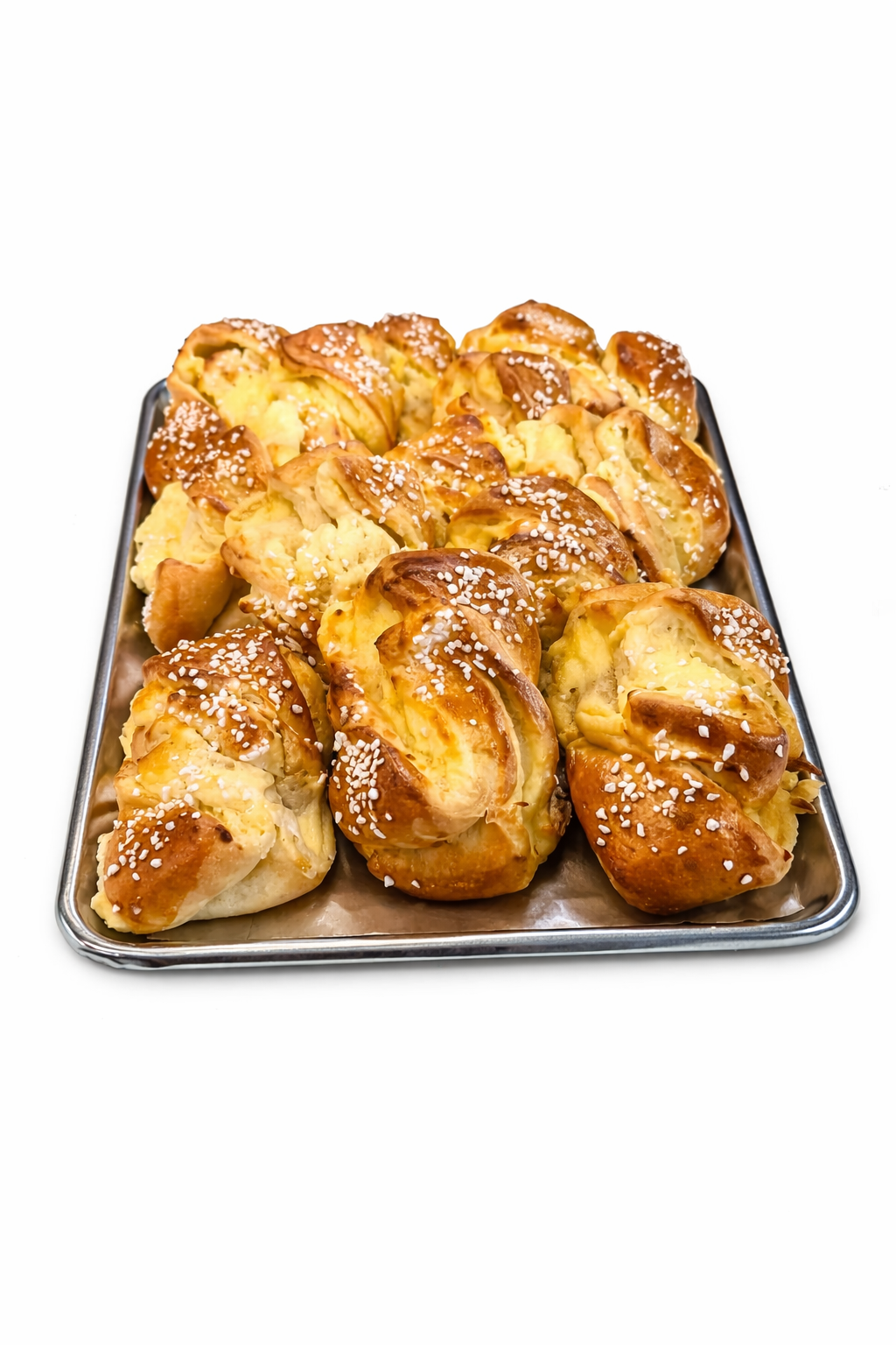 Vaniljcrème fylld jästbulle-100g